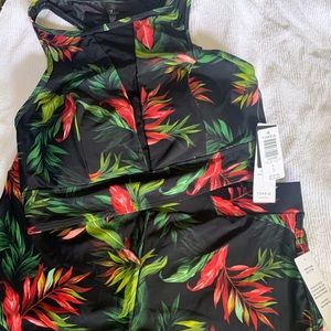 Torrid Tropic Swim Short and Bikini Top